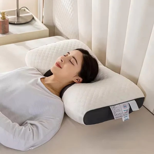 Ortholux - Neck Pillow, Ergonomic, Memory Foam Contoured Support, Cervical Neck Protection