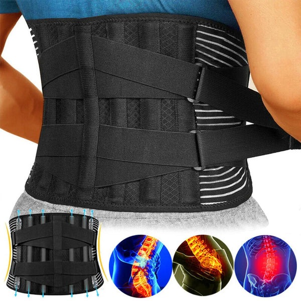 Postureplus - Back Support Belt, Lumbar Support, Breathable & Invisible Under Clothing