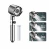 Turbojet - High Pressure Shower Head, Water Saving Shower Head Filter, Universal Hose Holder Set