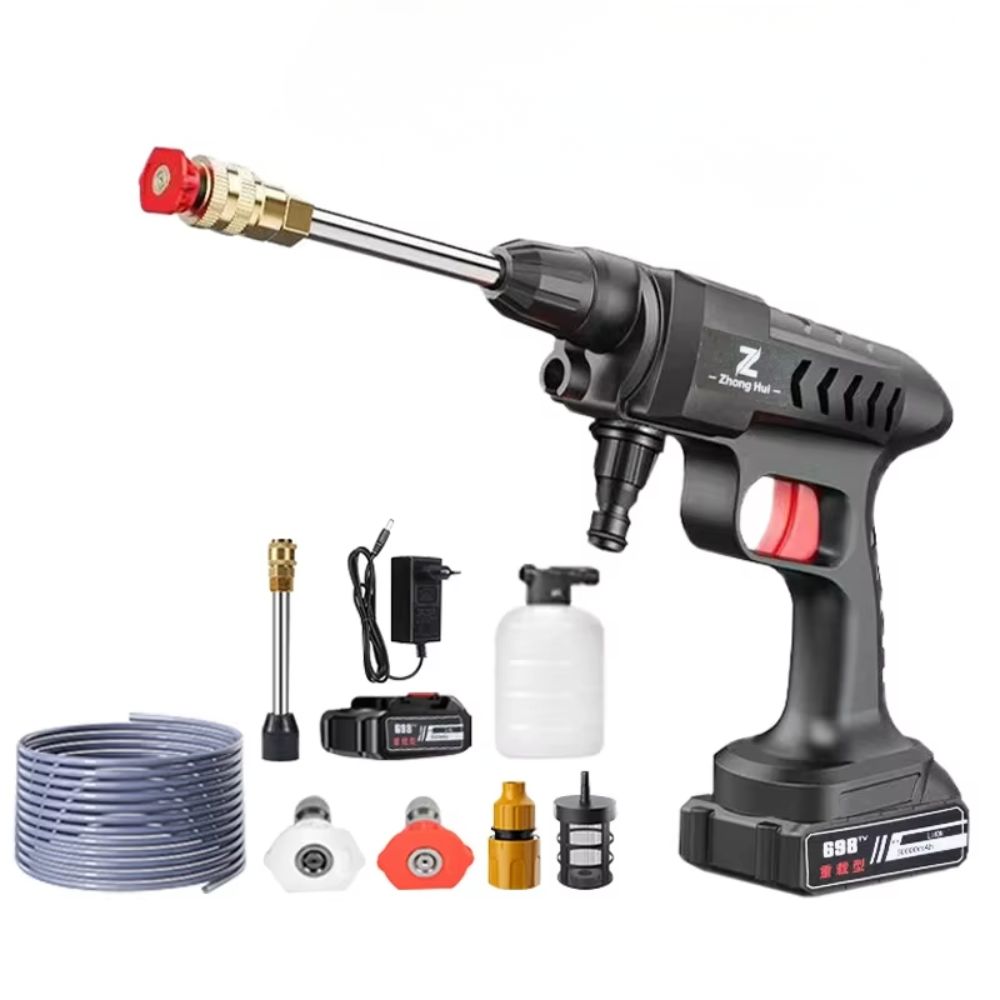 HYDROX Cordless Pressure Washer, Electric, Portable, Re-Chargeable, 30000mah Battery Power