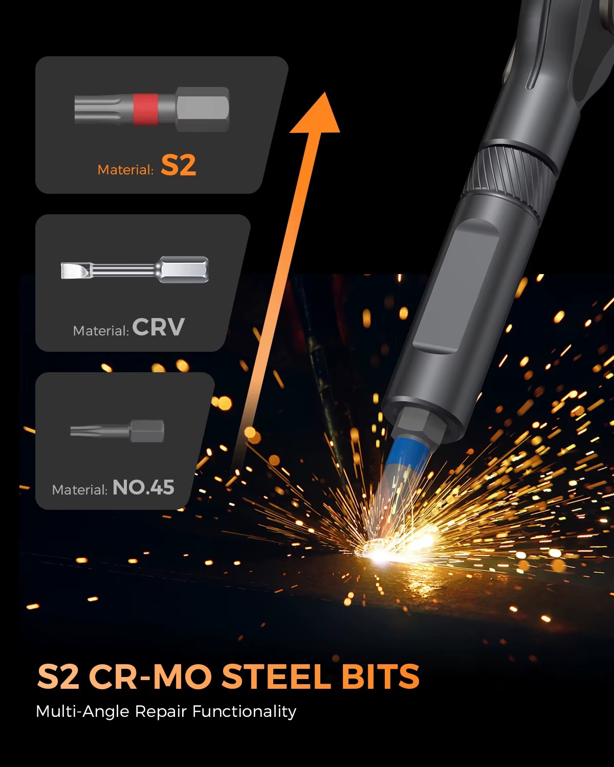 Progrip - 74 in 1 Magnetic Screwdriver Set, Multifunctional Efficient Design, Compact & Portable - Image 5