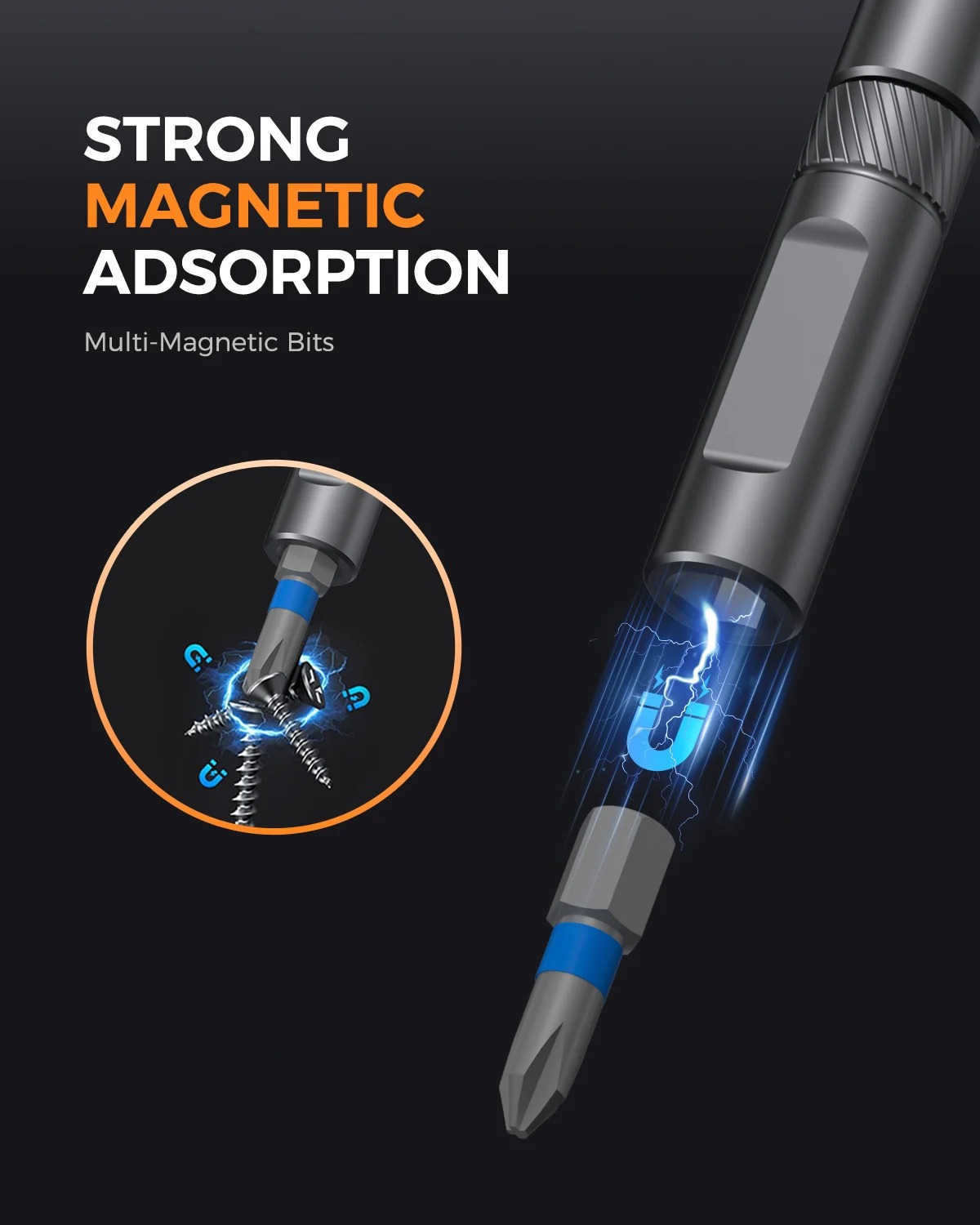 Progrip - 74 in 1 Magnetic Screwdriver Set, Multifunctional Efficient Design, Compact & Portable - Image 6