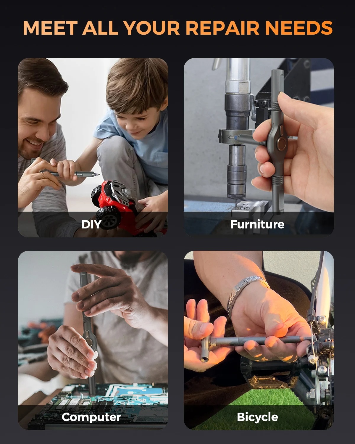 Progrip - 74 in 1 Magnetic Screwdriver Set, Multifunctional Efficient Design, Compact & Portable - Image 7
