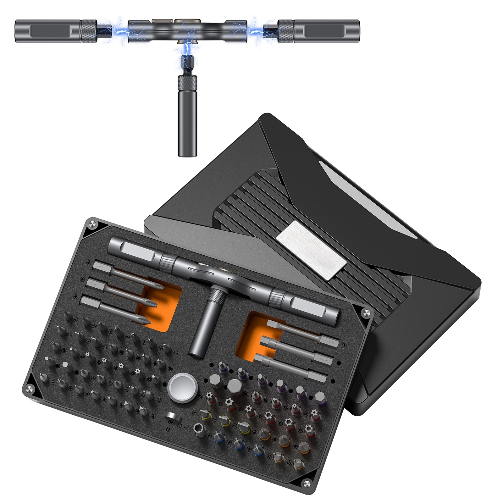 Progrip - 74 in 1 Magnetic Screwdriver Set, Multifunctional Efficient Design, Compact & Portable - Image 8